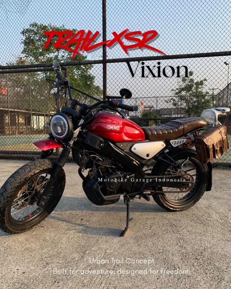 Motor Custom Trail Scrambler Xsr Vixion