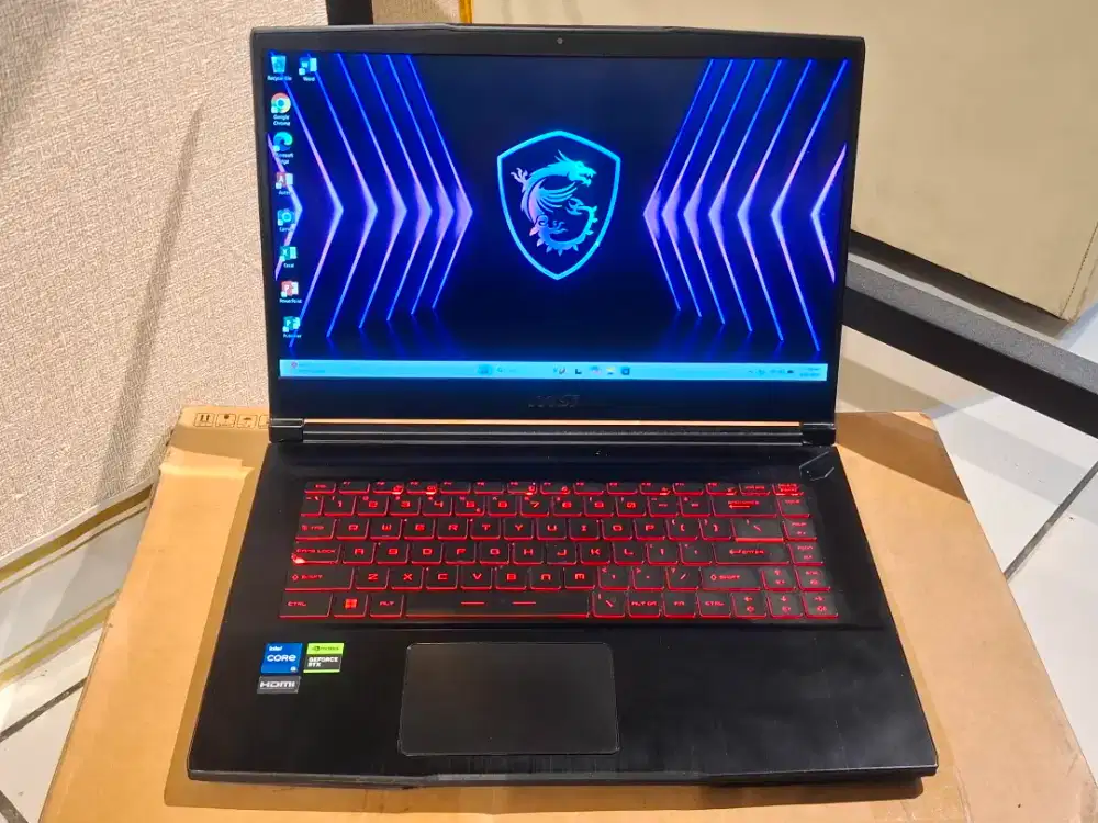 Msi Thin GF63 12UC,Intel Core I5 Gen 12,RTX 3050,Ram 8/512gb