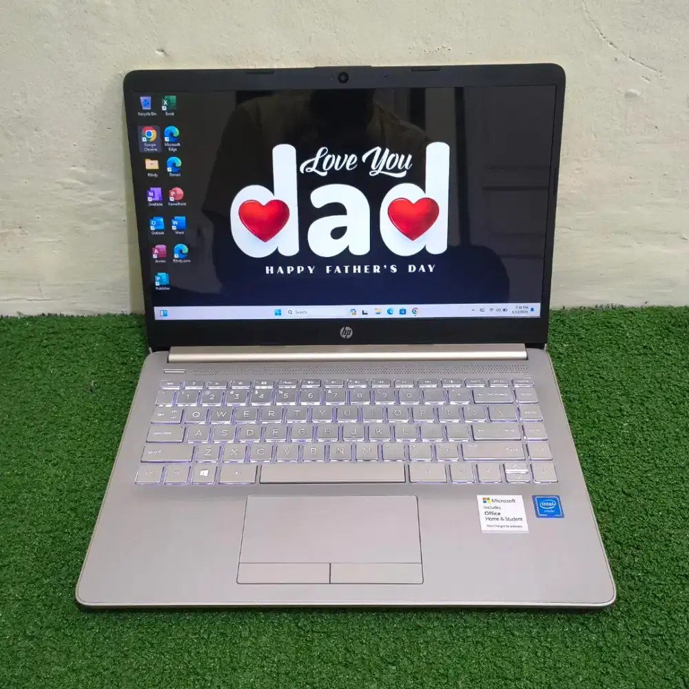 Laptop Hp 14s N4 4/256 Key Backlit MULUSSS