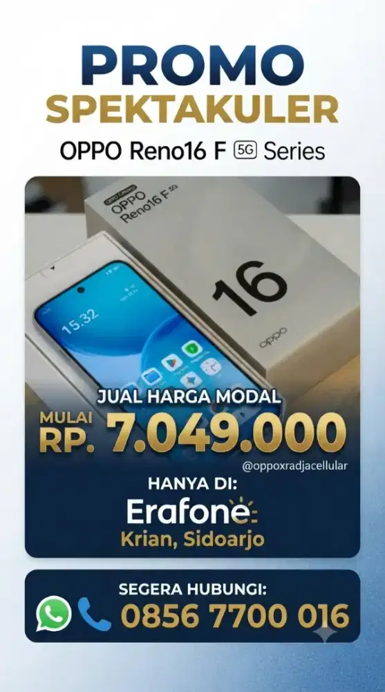 OPPO RENO 16 5G SERIES JUAL HARGA RUGI