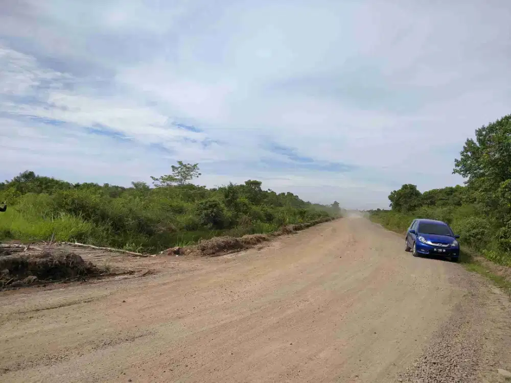 Tanah ± 10 Ha Gasing Kapling 2000 Murah pabrik gudang dermaga Banyuasin palembang