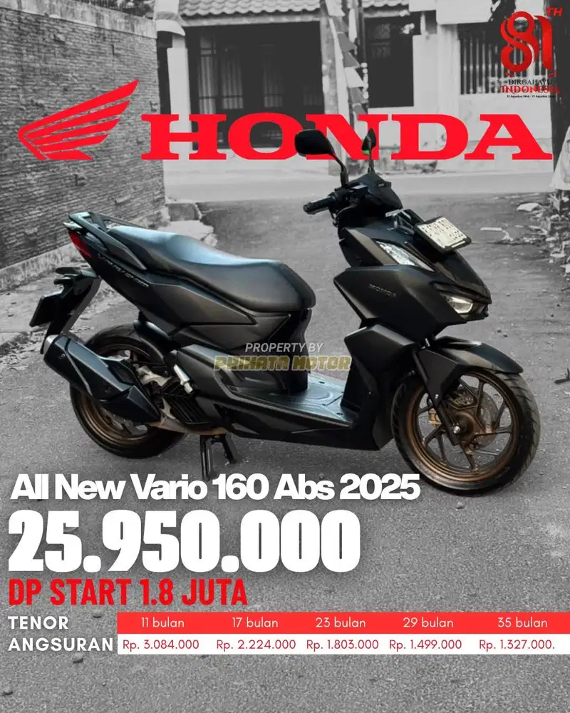 HONDA ALL NEW VARIO 160 ABS 2025