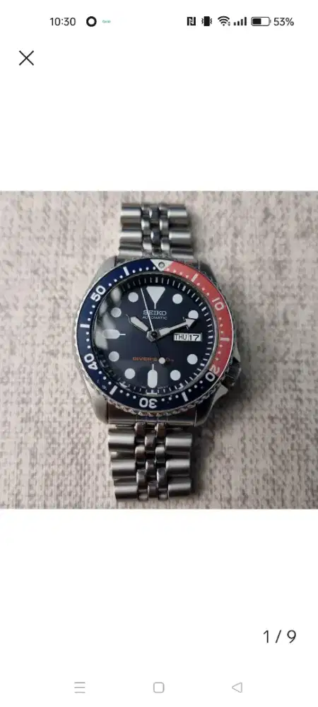 SEIKO SKX009K2 PEPSI DIVER'S 200M AUTOMATIC 7S26 – VERY GOOD CONDITION