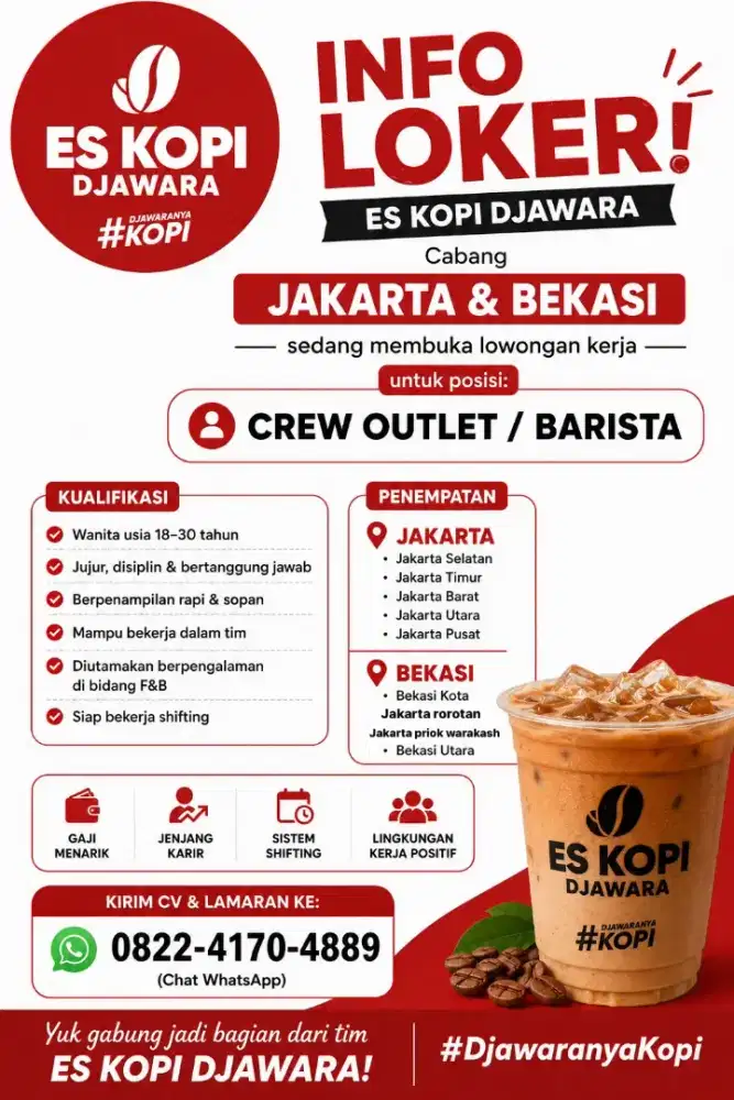 Lowongan Kerja Sales Es Kopi Djawara