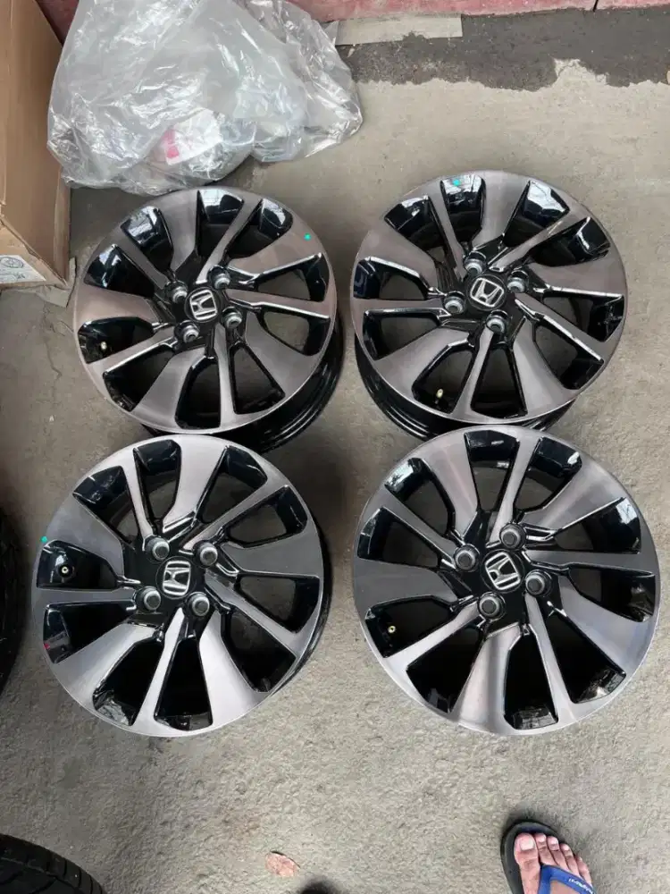 OEM Brio Rs ring 15 pcd 4x100 asli enkei honda