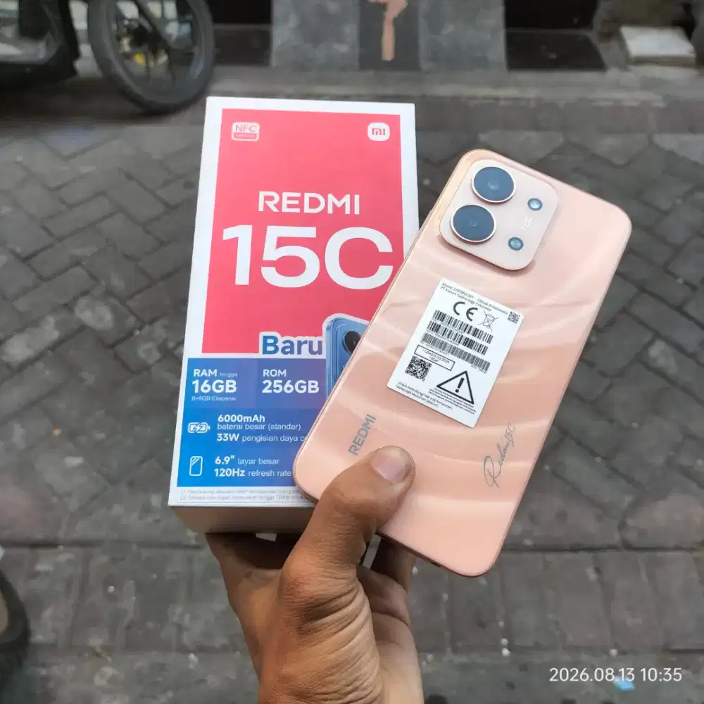Redmi 15C 8/256gb fullset mulus