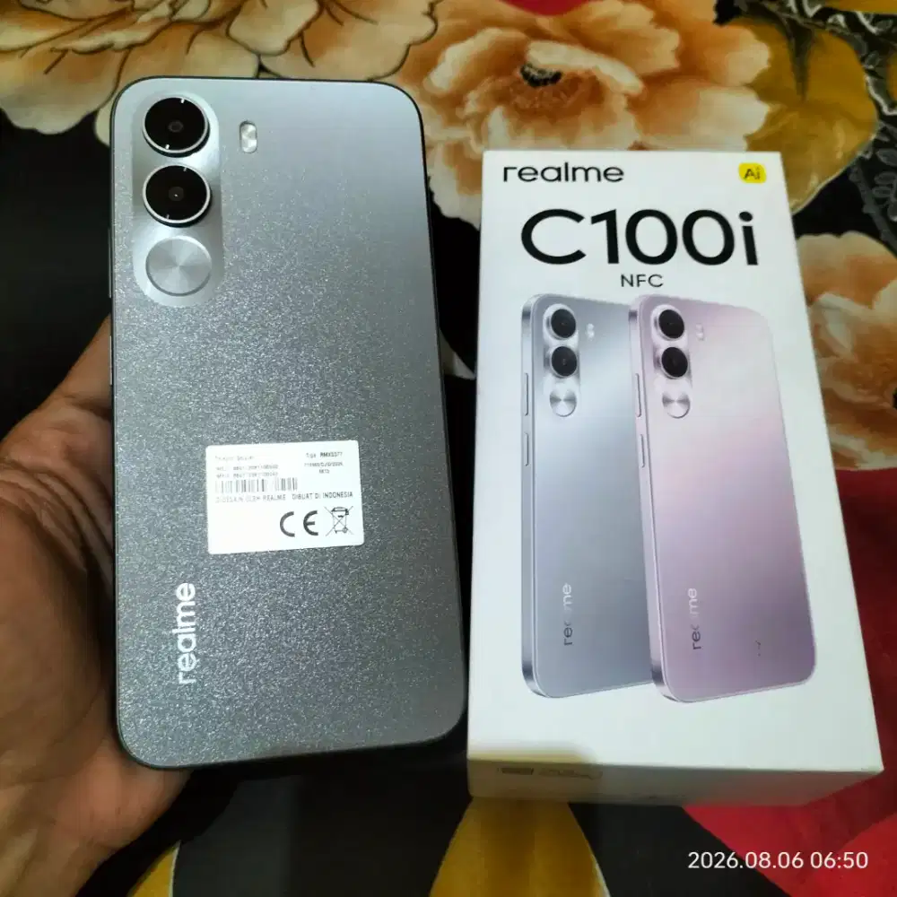 Realme C100i 4/128gb like new garansi panjang