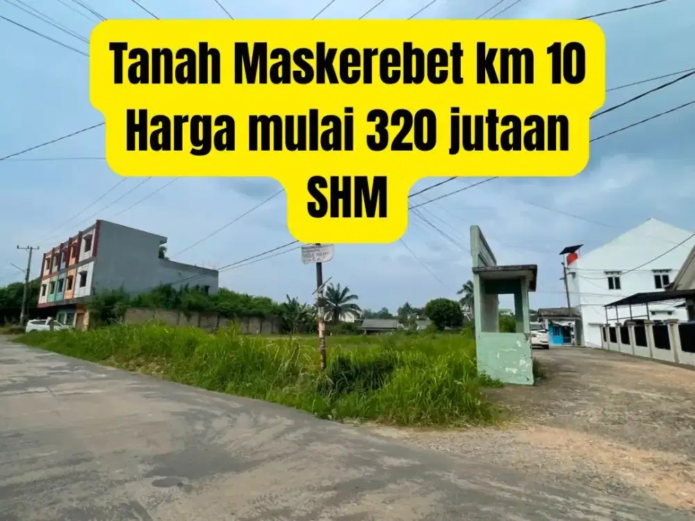 DIJUAL SANGAT CEPAT TANAH KM 10 MASKEREBET PALEMBANG
