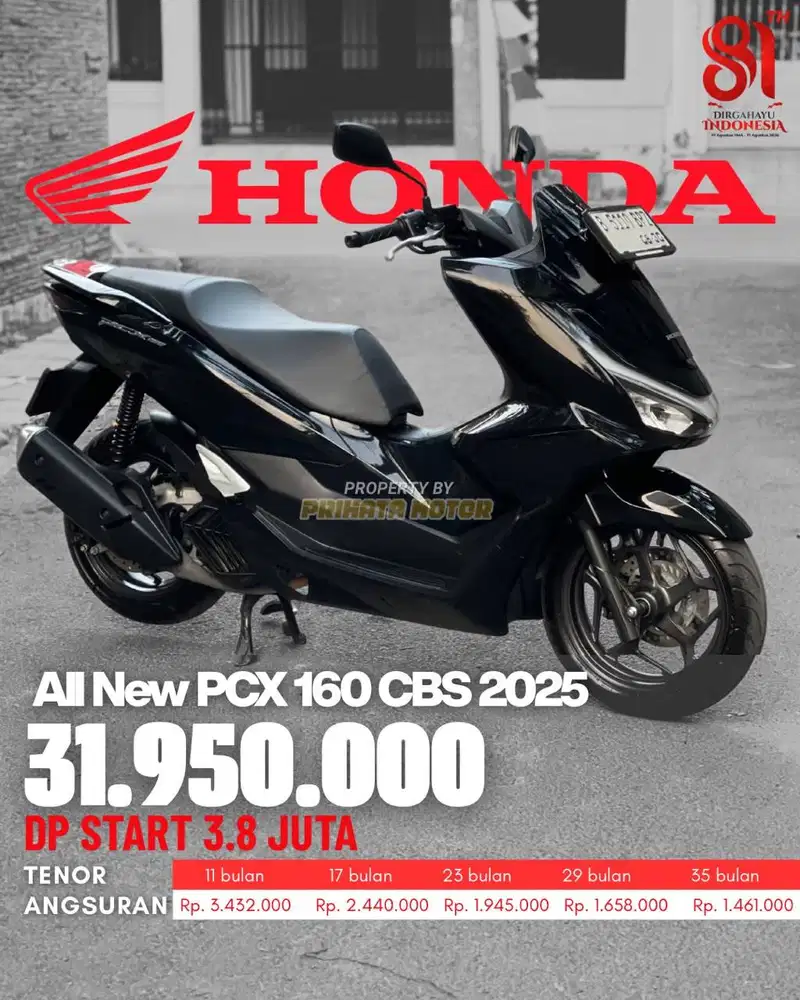 HONDA ALL NEW PCX 160 CBS ISS ESP 2025