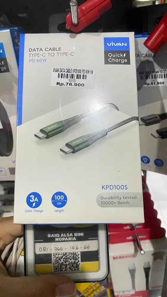 VIVAN DATA CABLE KPD100S PD 60W 1M