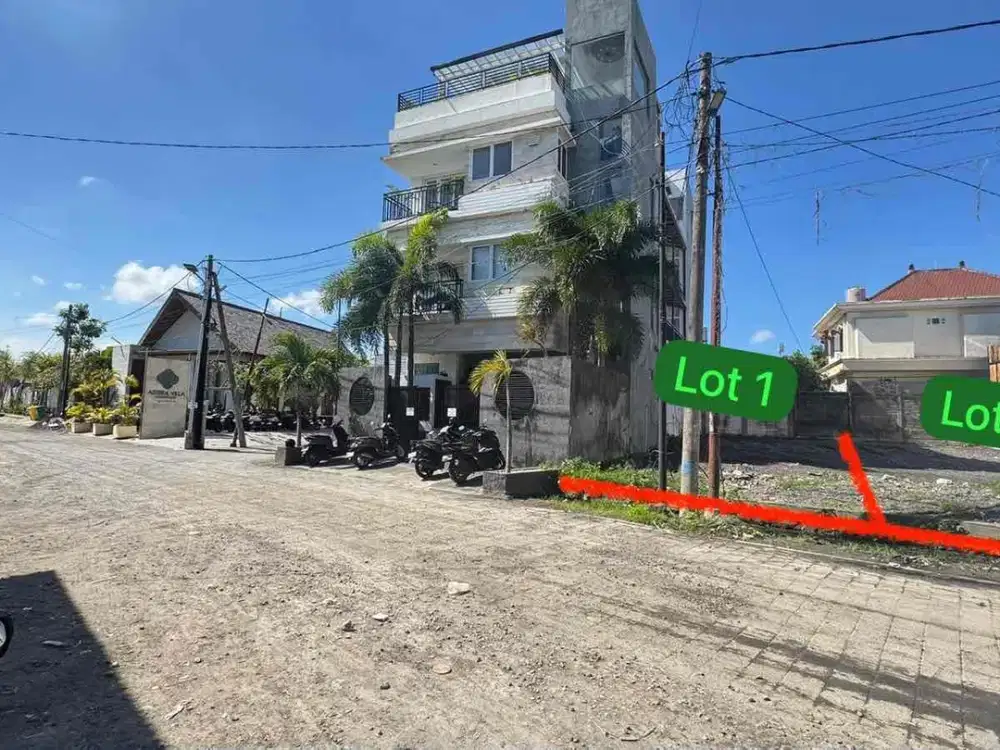 Tanah PREMIUM Sangat Strategis Jl Sri Rejeki Legian Kuta