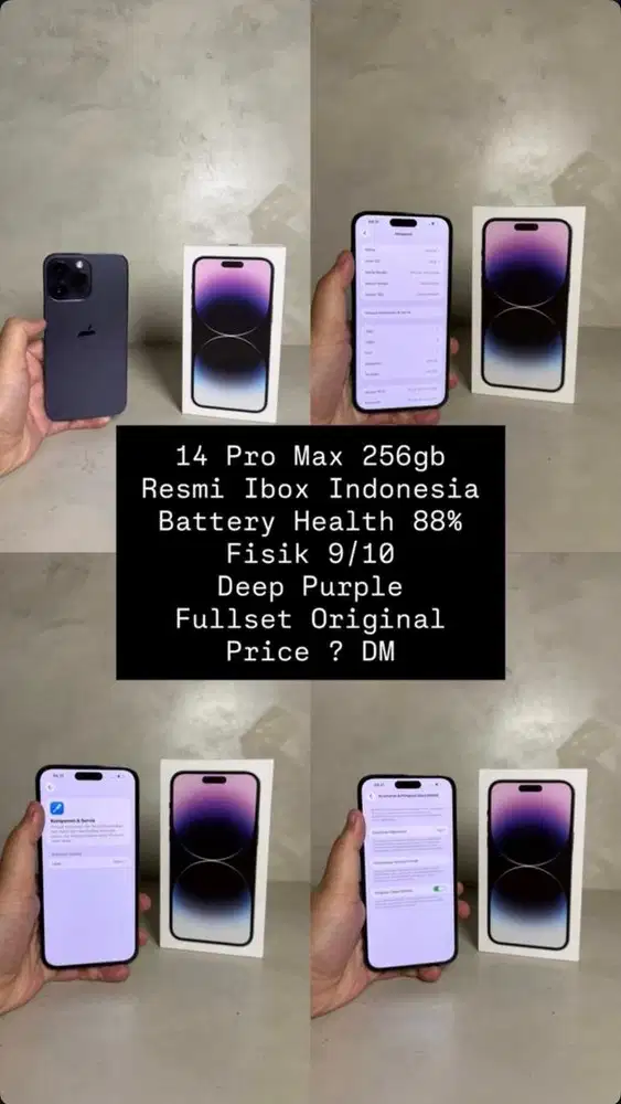 iphone 14 pro max 256gb resmi ibox indonesia