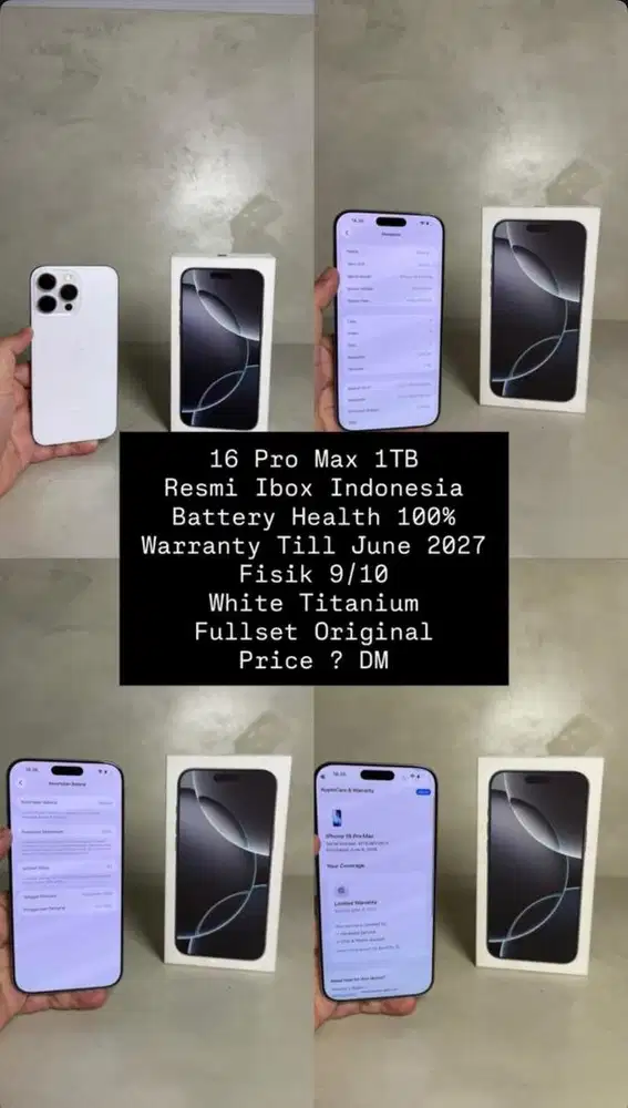 iphone 16 pro max 1tb garansi resmi ibox indonesia