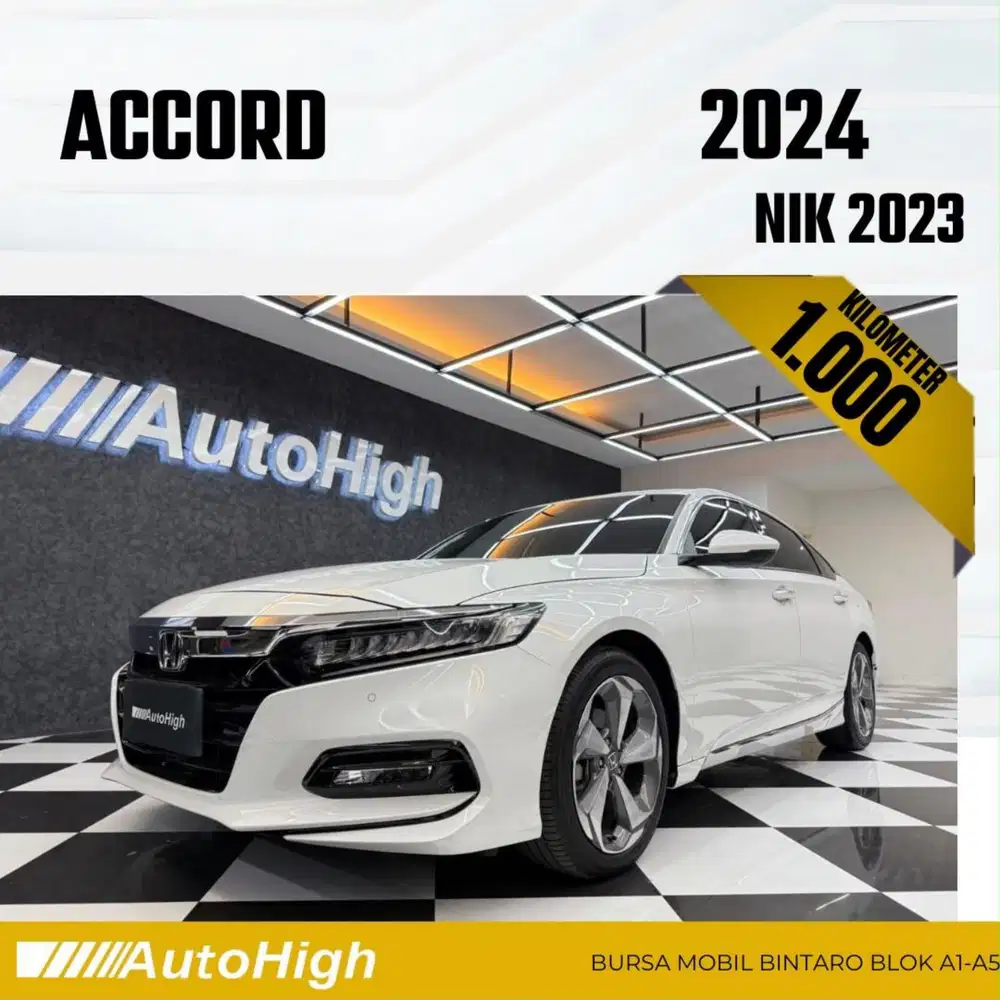 DP10% [Km1.000] Accord Sunroof Turbo 2023 White Reg 2022 #AUTOHIGH