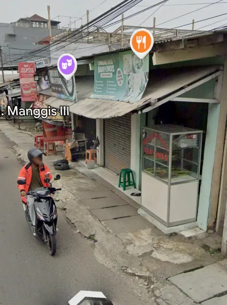 Dijual rumah beserta 4 kios tempat usaha