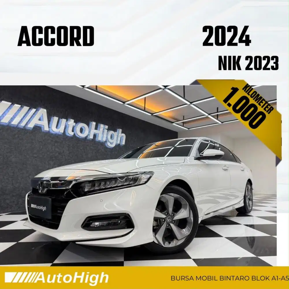 DP10% [Km1.000] Accord Sunroof Turbo 2023 White Reg 2024 #AUTOHIGH