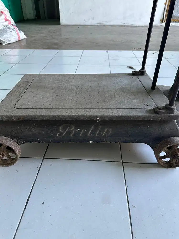 PERTIN Timbangan besi mekanik manual industri duduk 300 Kilogram