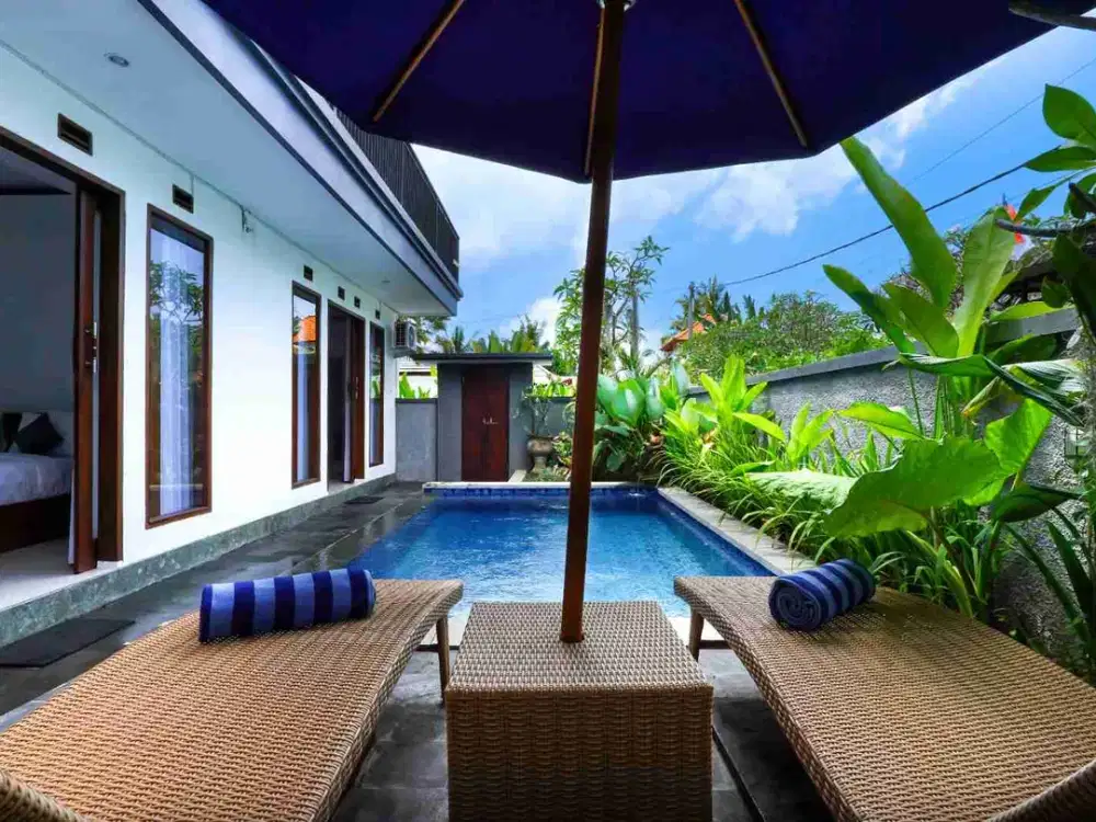 Charming 3BR Villa with Private Pool , UBUD