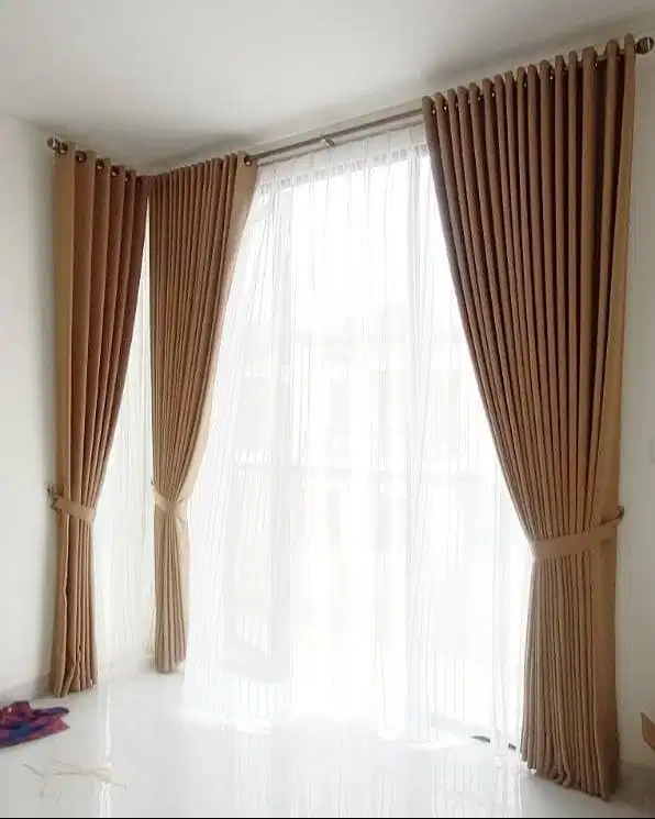 Menerima Pemasangan Gorden Wallpaper Dinding 3D Gordyn Hordeng Korden