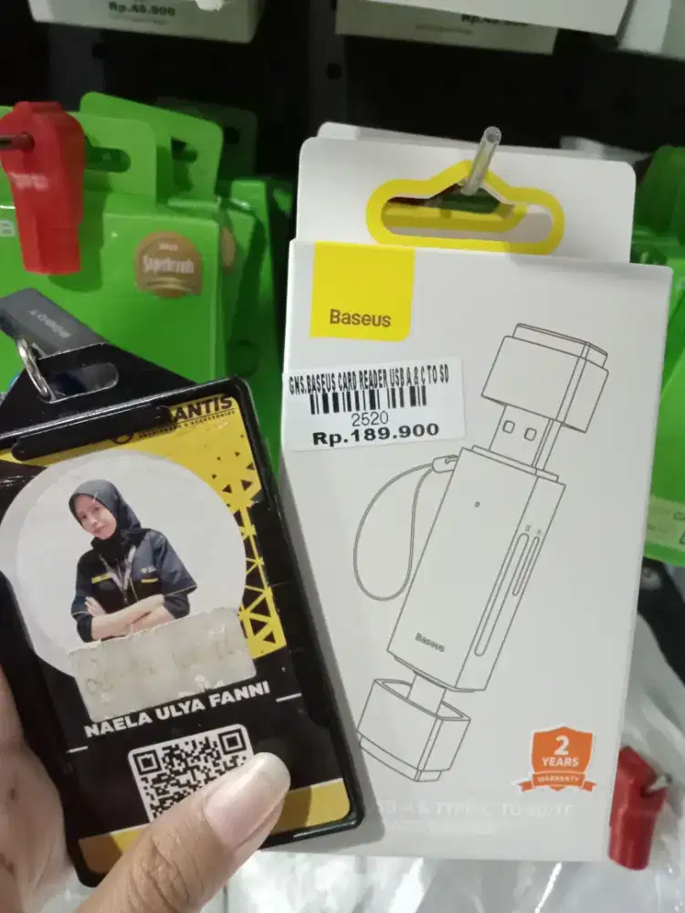 BASEUS CARD LEADER USB A & C TO SD| ATLANTIS DAHSYAT