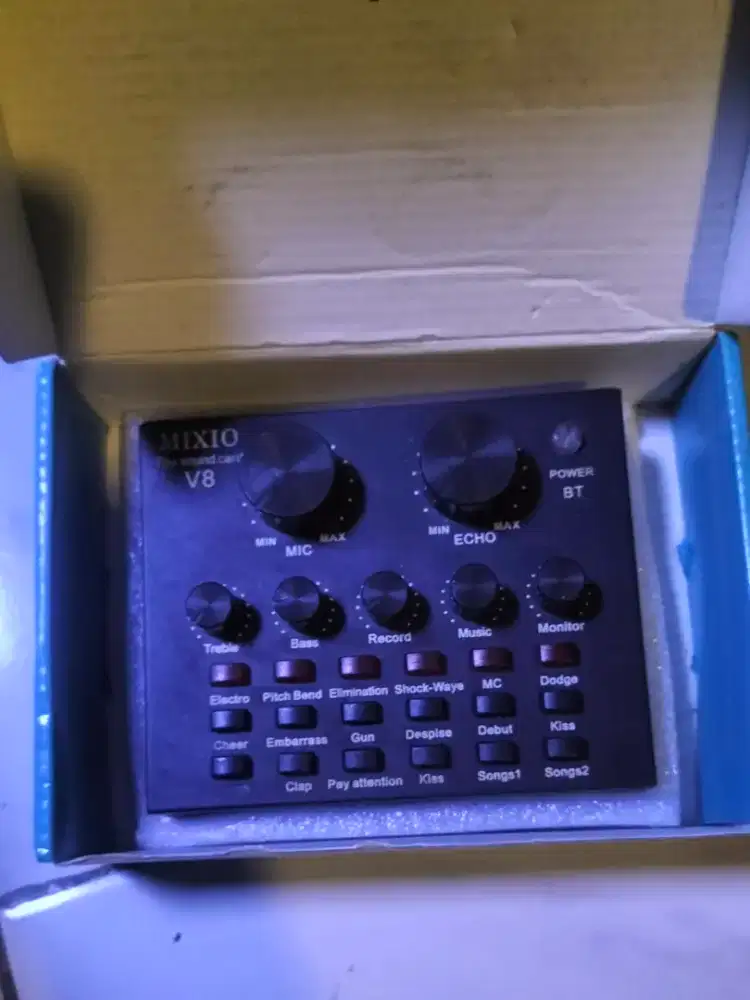 Soundcard mixio v8 original bukan kw