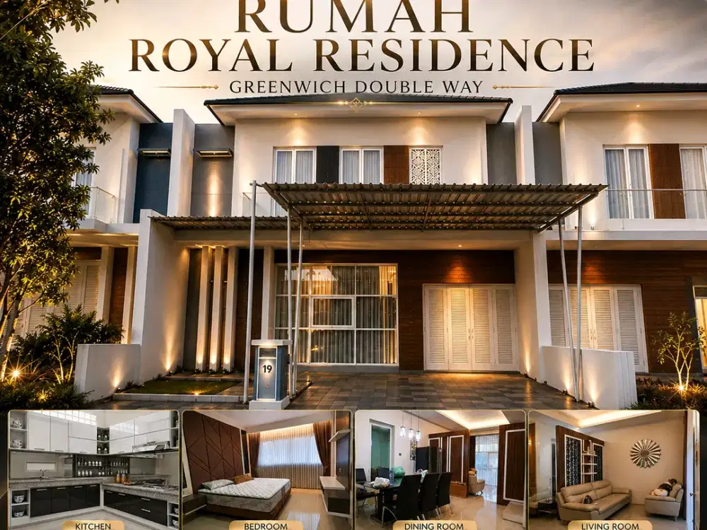 JUAL CEPAT MINIMALIS DOUBLE WAY ROYAL RESIDENCE DKT WBM PRAMBANAN