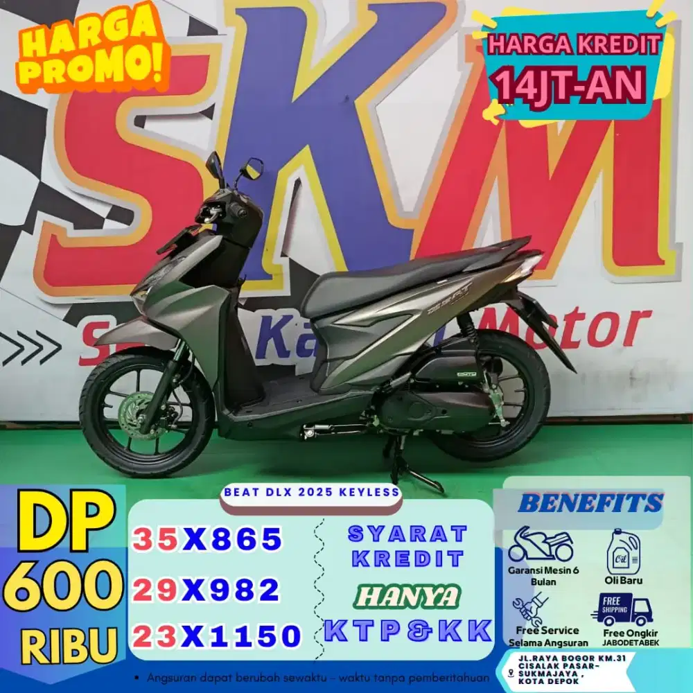 Do 600rb - kredit beat deluxe smartkey 2025