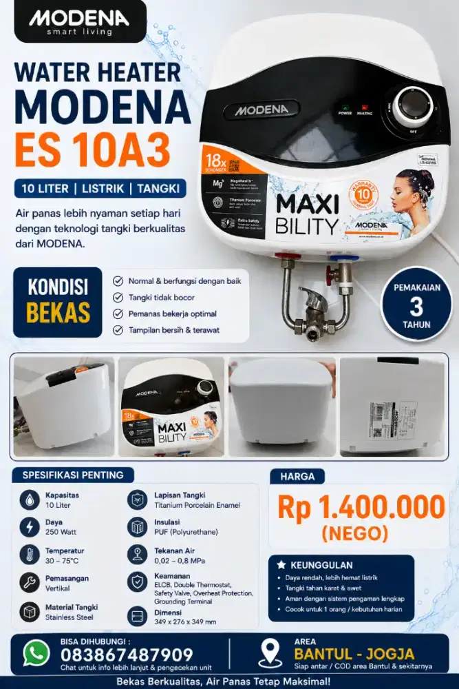 Water Heater Modena