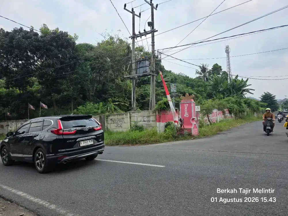 Tanah Luas Pinggir Jalan Utama Kota Bandar Lampung