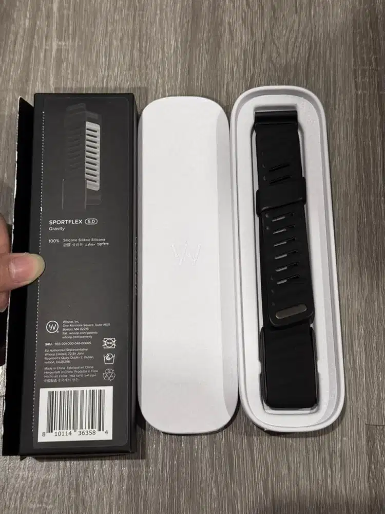 Original Whoop Strap Band 5.0 Sportflex Gravity Black bkn superknit