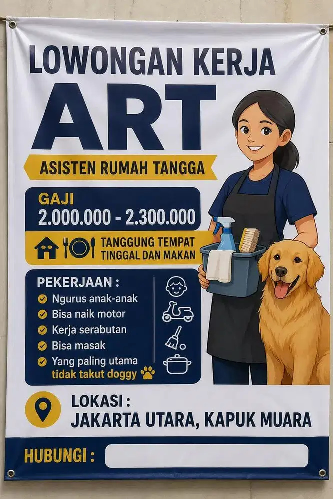 DIBUTUHKAN ART(maximal 40tahun)