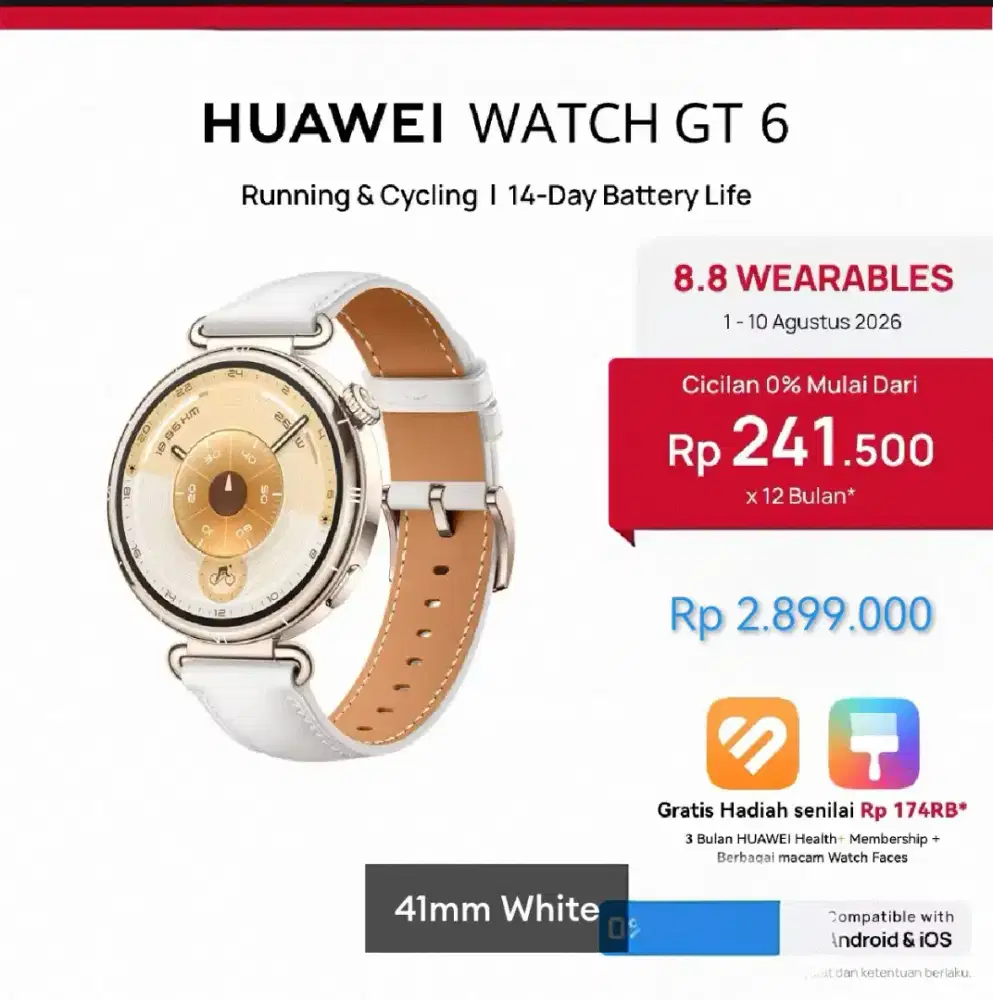 Huawei Watch Gt 6 41mm White