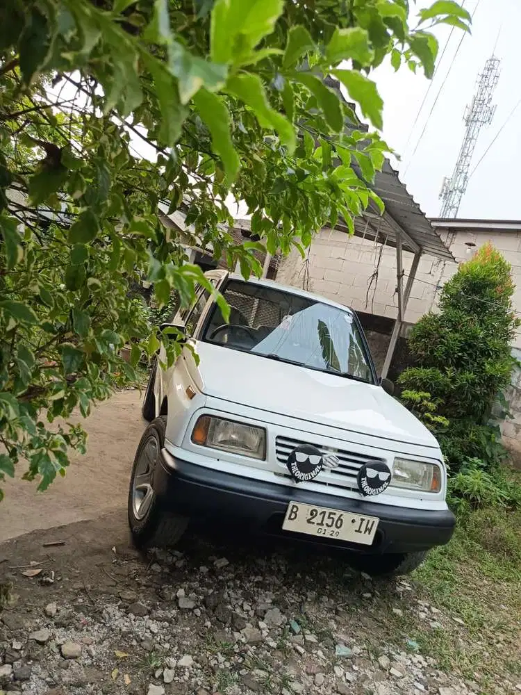 Suzuki Sidekick 96 Putih jarang ada modif gagah tampan ninetis