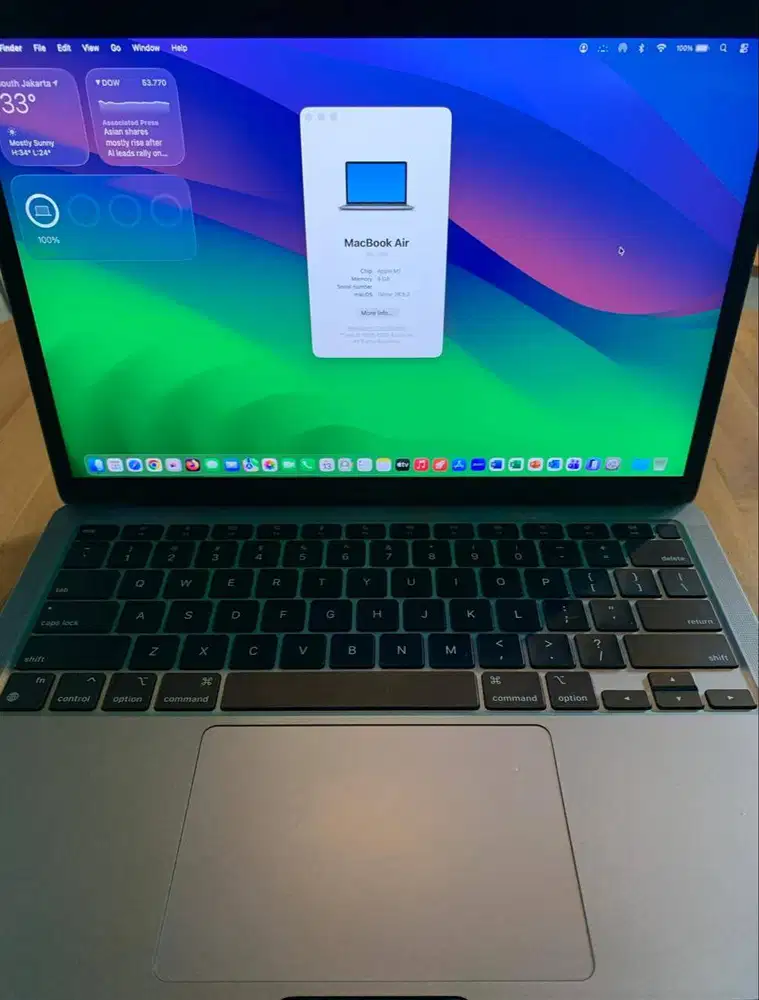 Macbook Air M1 8/256GB iBox Fullset Max Capacity 95%