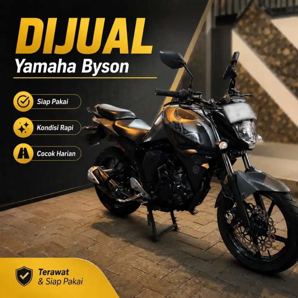 Yamaha Byson FI 2015/Mesin Halus/Pajak Hidup/Second Berkualitas