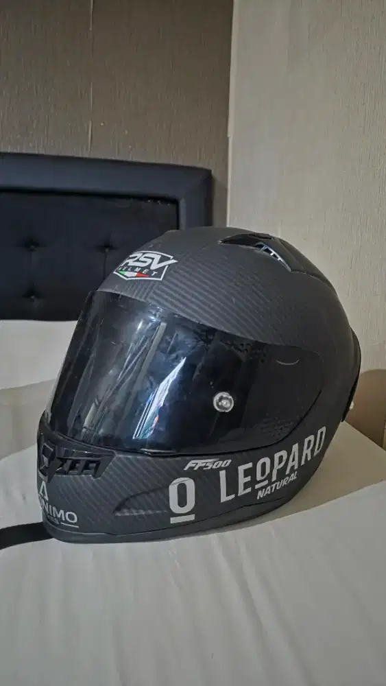 Helm RSV FF500 Full Face Leopard black carbon