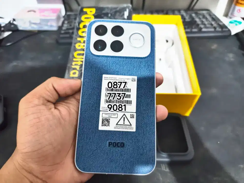 POCO F8 Ultra 16/512 GB Blue Denim - Garansi Resmi Xiaomi Indonesia