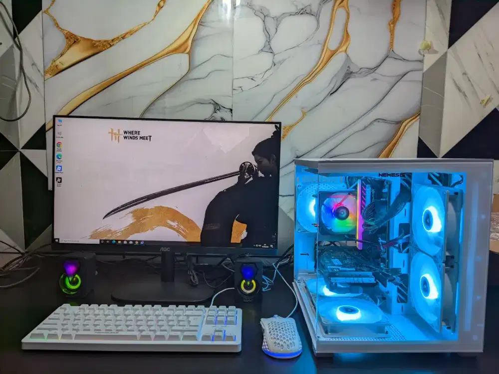 PC GAMING FULLSET I7 7700 RAM 16 GB VGA 8 GB SIAP PAKAI BERGARANSI