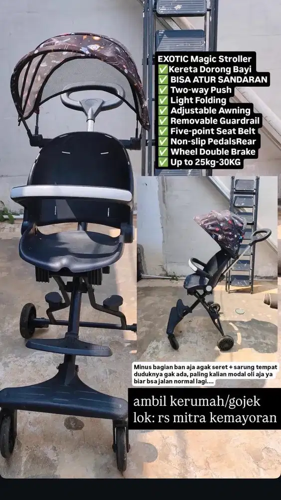 Stroller duduk lipat