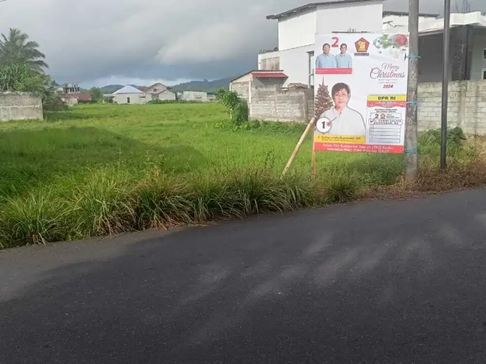 Dijual Tanah Pinggir Jalan dan Strategis di Tondano Sulawesi Utara