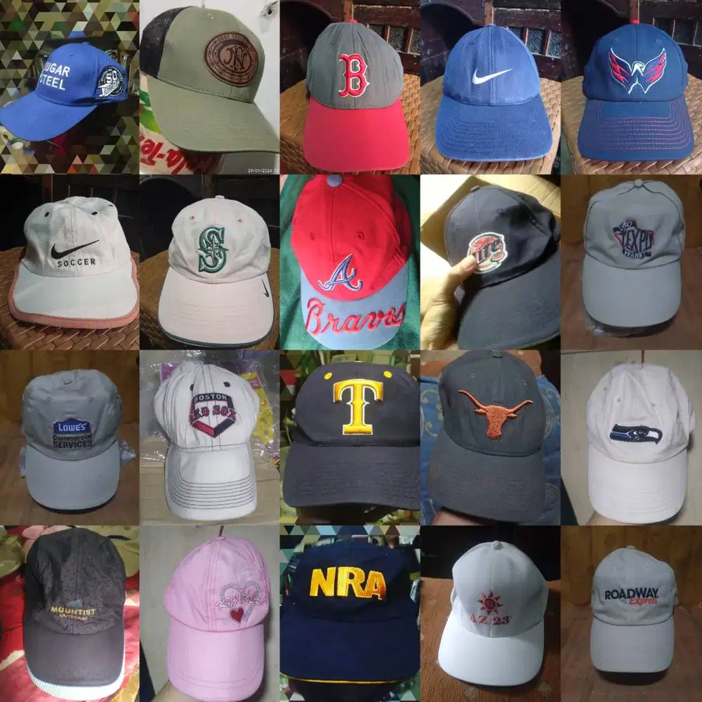borongan topi seken