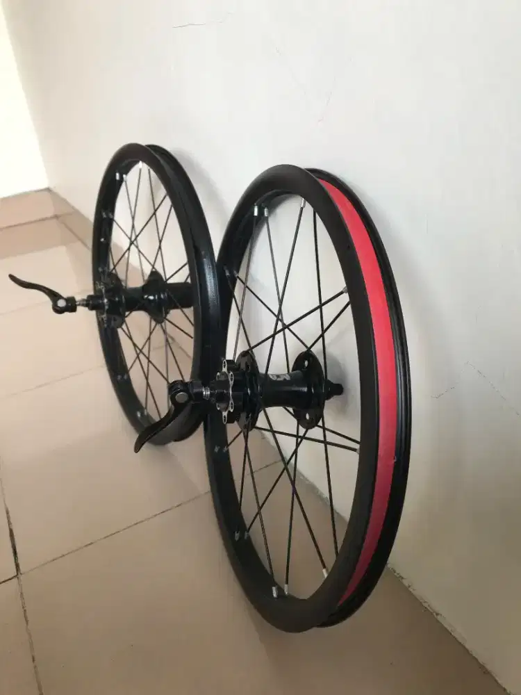 Wheelset Velg Sepeda ion 16 inch 349 Discbrake