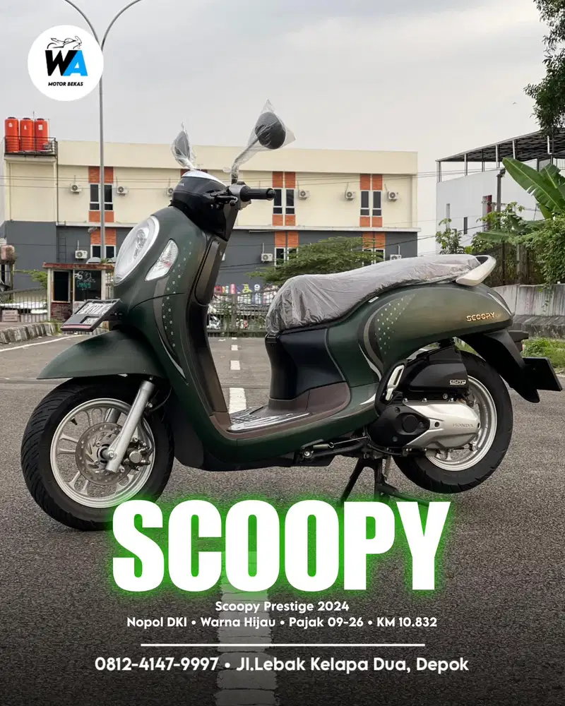 Honda Scoopy Prestige Tahun 2024 Cash/Kredit