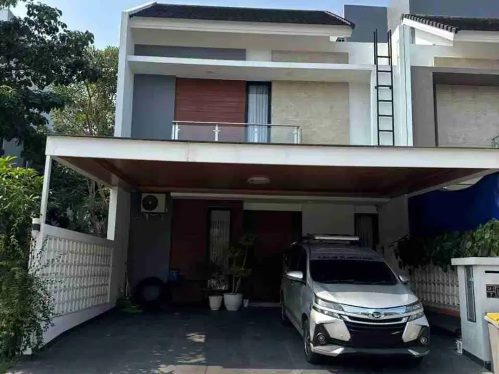 Full Renovasi Rumah Mewah di Lavesh harapan Indah - Private Pool, AC Central, SHM