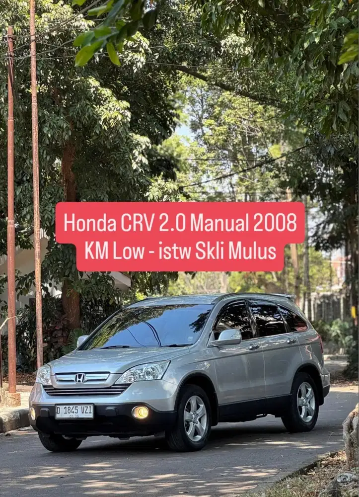 KM low - CRV Manual 2.0 2008 pk an 2009 istw skli bandung murah