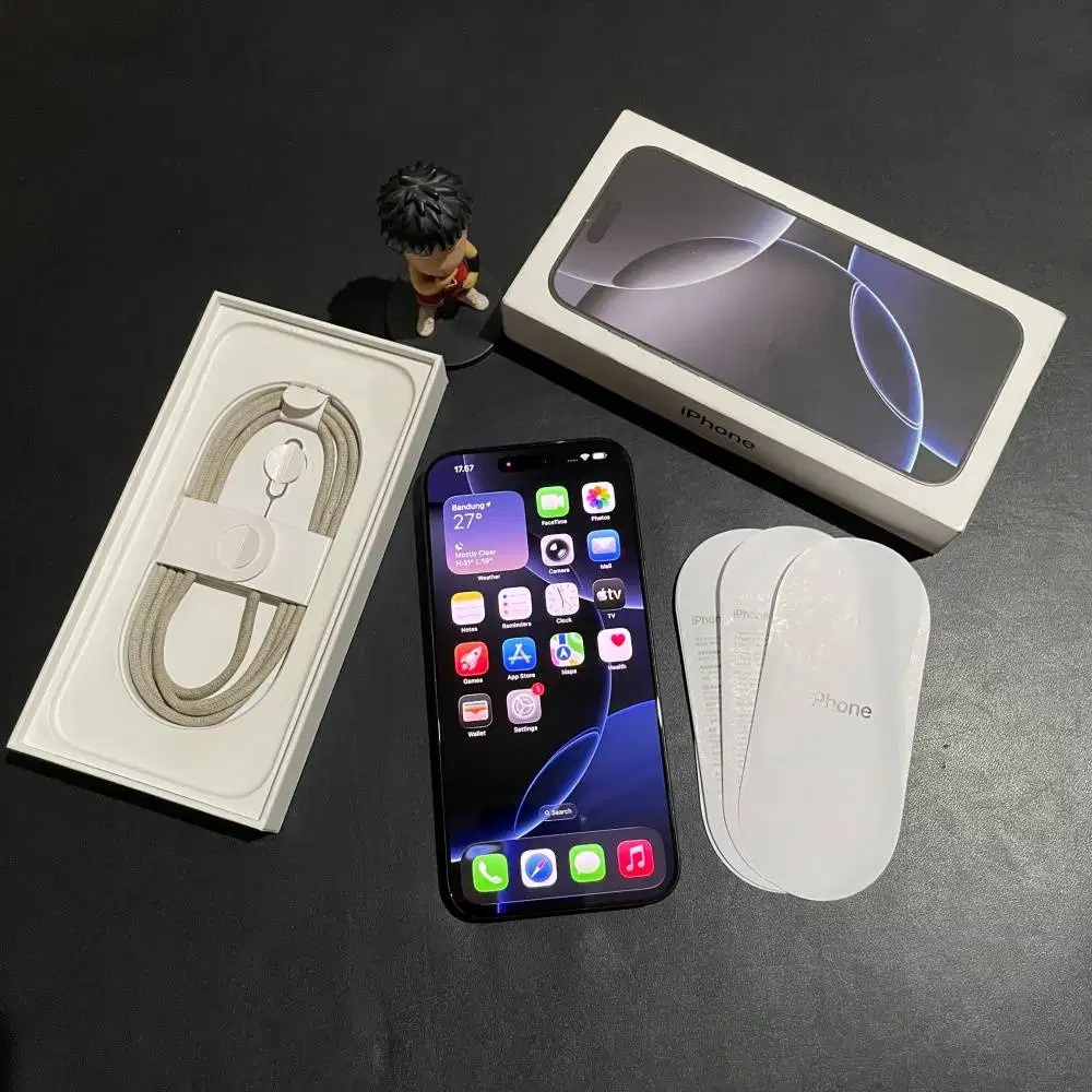 iPhone 16 Pro Max 1Tb Bea Cukai Setara iBox Black Titanium Fullset Ori
