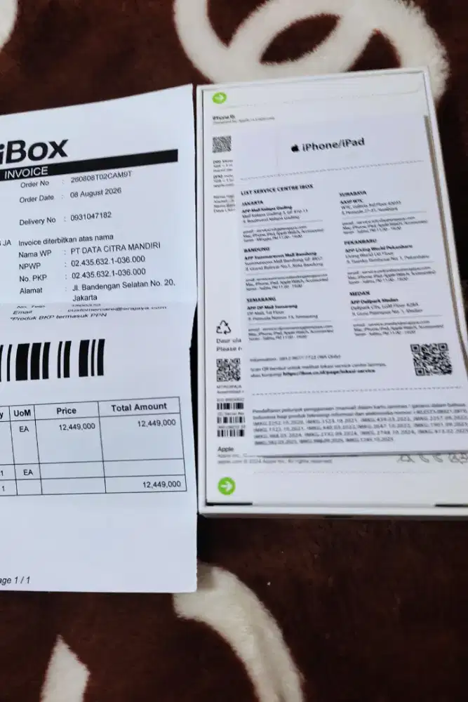 jual santai ip 15 basic 128gb ibox