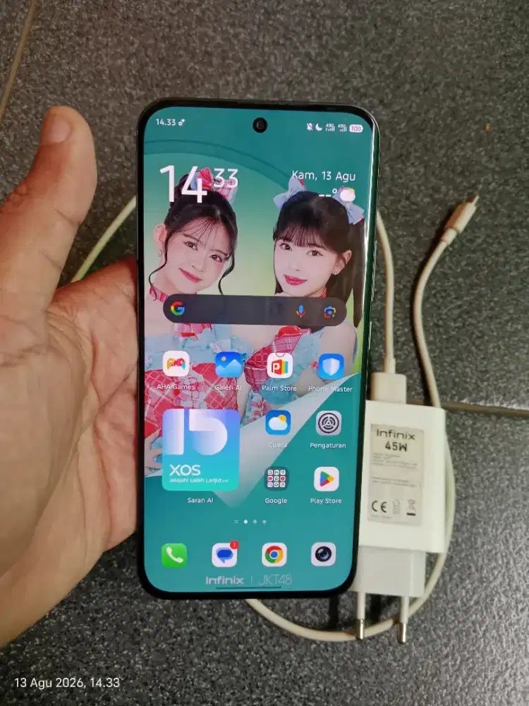 Infinix Hot 60 Pro plus 8/256 Nfc nominus layar lengkung amoled