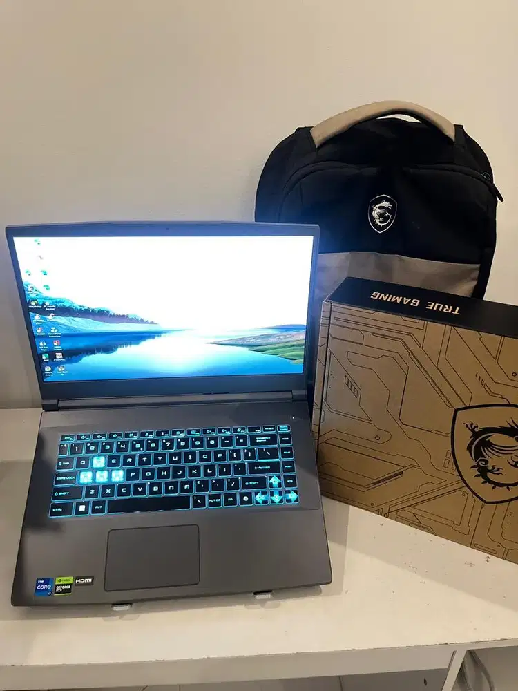 [GARANSI ON 2027] MSI THIN B12UC Core i7-12 RTX 3050 Laptop Gaming