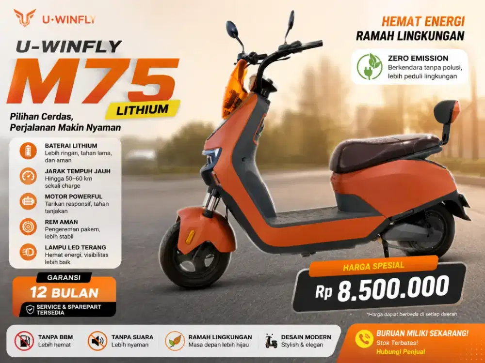 Dijual sepeda listrik u-winfly